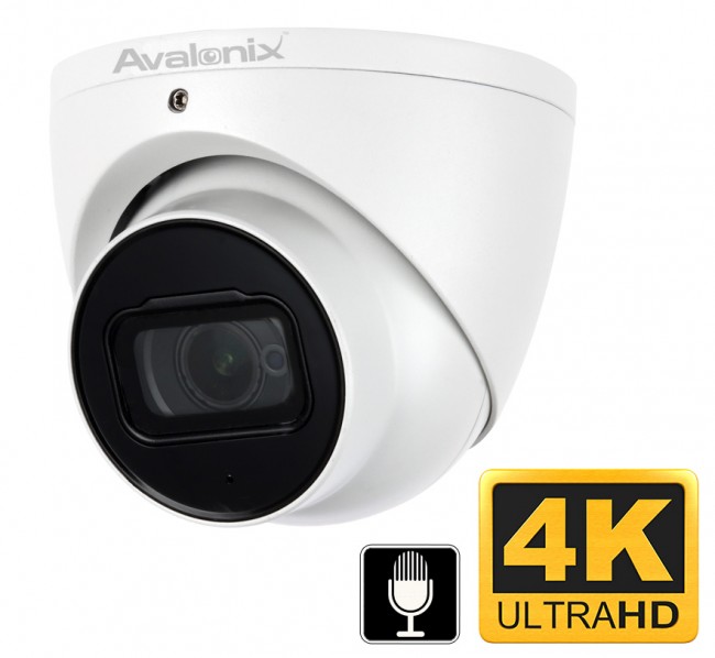 4K Eyeball Dome Security Camera, HD 