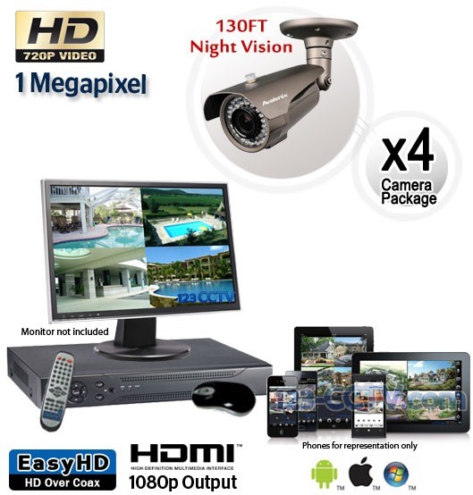4 outdoor camera security system
